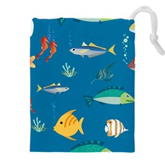 Fish-73 Drawstring Pouch (4xl) by nateshop