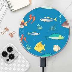 Fish-73 Wireless Fast Charger(white) by nateshop