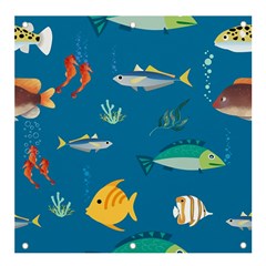 Fish-73 Banner And Sign 4  X 4  by nateshop