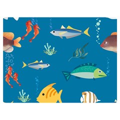 Fish-73 Premium Plush Fleece Blanket (extra Small) by nateshop