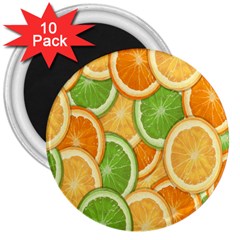 Fruits-orange 3  Magnets (10 Pack)  by nateshop