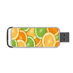 Fruits-orange Portable Usb Flash (two Sides) by nateshop