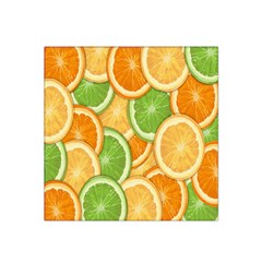 Fruits-orange Satin Bandana Scarf 22  X 22  by nateshop