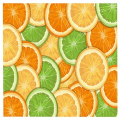 Fruits-orange Wooden Puzzle Square by nateshop