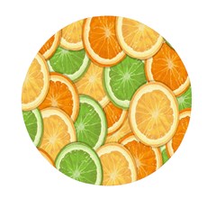 Fruits-orange Mini Round Pill Box (pack Of 5) by nateshop