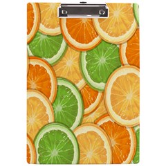 Fruits-orange A4 Acrylic Clipboard by nateshop