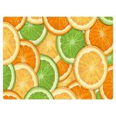 Fruits-orange Premium Plush Fleece Blanket (extra Small) by nateshop