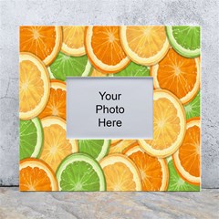 Fruits-orange White Wall Photo Frame 5  X 7  by nateshop