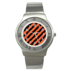 Halloween-background Stainless Steel Watch by nateshop