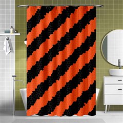 Halloween-background Shower Curtain 48  X 72  (small)  by nateshop