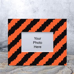 Halloween-background White Tabletop Photo Frame 4 x6 