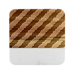 Halloween-background Marble Wood Coaster (square)