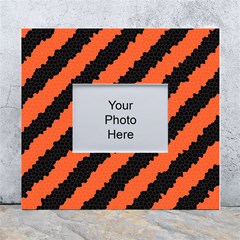 Halloween-background White Wall Photo Frame 5  X 7  by nateshop