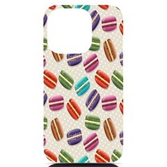 Macaron Iphone 14 Pro Black Uv Print Case by nateshop