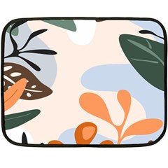 Palm Two Sides Fleece Blanket (mini) by nateshop