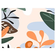 Palm Two Sides Premium Plush Fleece Blanket (extra Small) by nateshop