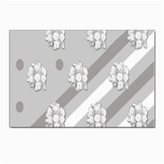 Strip-gray Postcard 4 x 6  (pkg Of 10) by nateshop