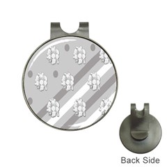 Strip-gray Hat Clips With Golf Markers by nateshop