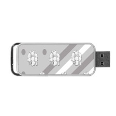 Strip-gray Portable Usb Flash (one Side) by nateshop