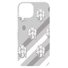 Strip-gray Iphone 14 Black Uv Print Case