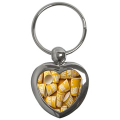 Yellow-cups Key Chain (heart) by nateshop