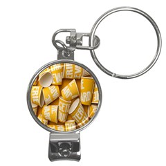 Yellow-cups Nail Clippers Key Chain by nateshop