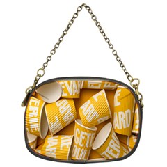 Yellow-cups Chain Purse (two Sides) by nateshop