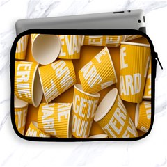 Yellow-cups Apple Ipad 2/3/4 Zipper Cases by nateshop