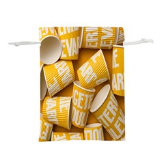 Yellow-cups Lightweight Drawstring Pouch (l)