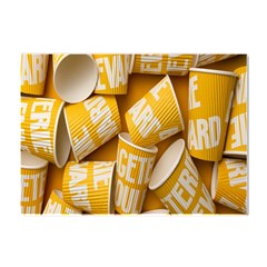 Yellow-cups Crystal Sticker (a4)