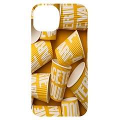 Yellow-cups Iphone 14 Black Uv Print Case