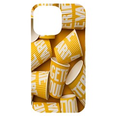 Yellow-cups Iphone 14 Pro Max Black Uv Print Case