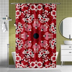 Traditional Cherry Blossom  Shower Curtain 48  X 72  (small)  by Kiyoshi88