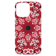 Traditional Cherry Blossom  Iphone 14 Pro Max Black Uv Print Case