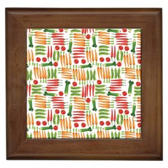 Vegetables Framed Tile by SychEva