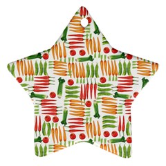 Vegetables Ornament (star) by SychEva