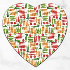 Vegetables Jigsaw Puzzle (heart) by SychEva