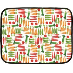 Vegetables Two Sides Fleece Blanket (mini) by SychEva