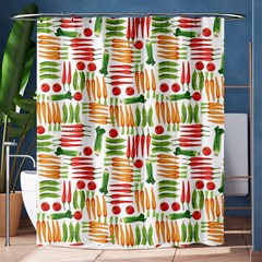 Vegetables Shower Curtain 60  X 72  (medium)  by SychEva