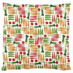 Vegetables Large Cushion Case (one Side) by SychEva