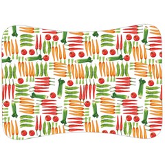 Vegetables Velour Seat Head Rest Cushion by SychEva