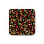 Vegetable Rubber Square Coaster (4 pack) Front