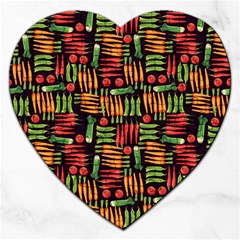 Vegetable Jigsaw Puzzle (heart) by SychEva