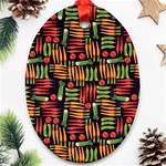 Vegetable Oval Ornament (Two Sides) Front