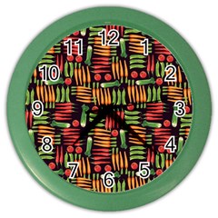 Vegetable Color Wall Clock by SychEva