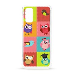 Owls Pattern Abstract Art Vector Cartoon Samsung Galaxy S20 6 2 Inch Tpu Uv Case by Salman4z