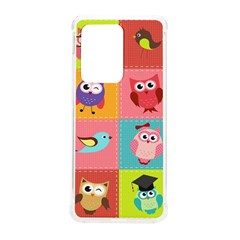 Owls Pattern Abstract Art Vector Cartoon Samsung Galaxy S20 Ultra 6 9 Inch Tpu Uv Case by Salman4z