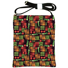 Vegetable Shoulder Sling Bag by SychEva