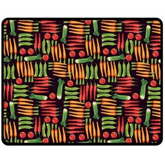 Vegetable Fleece Blanket (medium) by SychEva