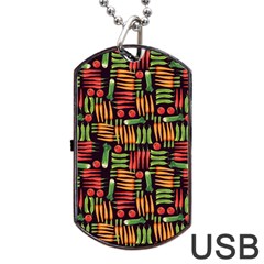 Vegetable Dog Tag Usb Flash (one Side) by SychEva